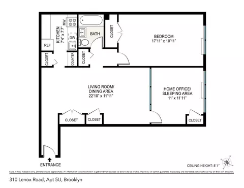 310 Lenox Rd #5U, Brooklyn, NY 11226