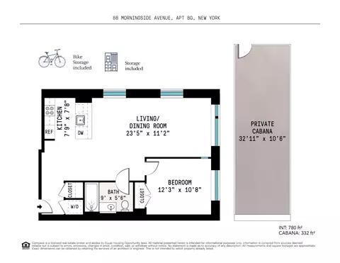 88 Morningside Ave #8G, New York, NY 10027