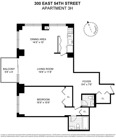 300 E 54th St #3H, New York, NY 10022