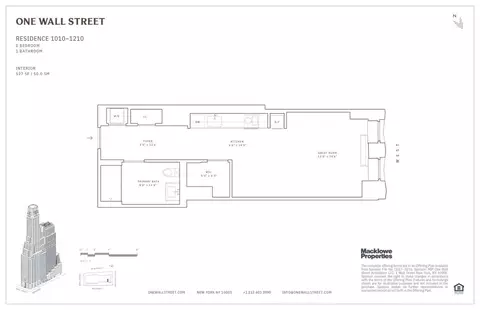 1 Wall St #1110, New York, NY 10005