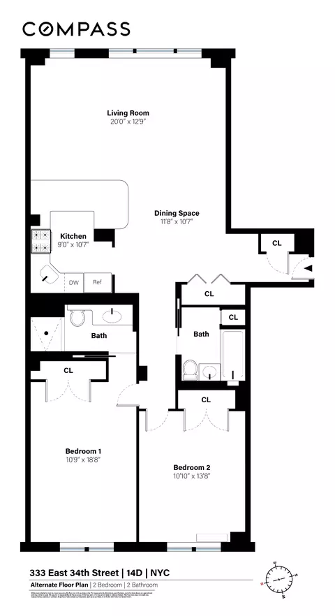 333 E 34th St #14D, New York, NY 10016