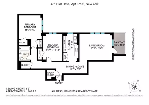 475 Fdr Dr #L902, New York, NY 10002
