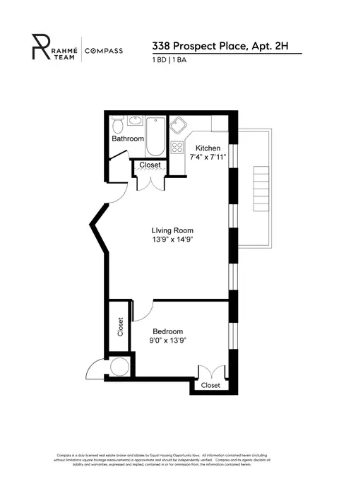 338 Prospect Pl #2H, Brooklyn, NY 11238