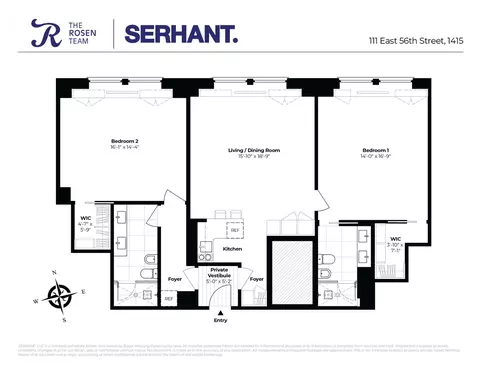 111 E 56th St #1406, New York, NY 10022