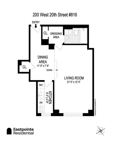 200 W 20th St #816, New York, NY 10011
