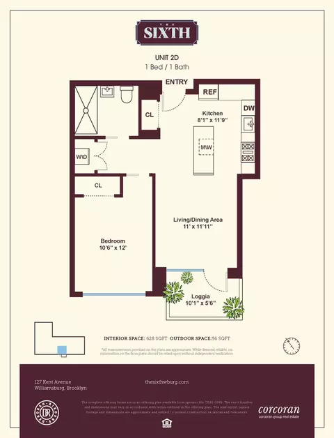 127 Kent Ave #2D, Brooklyn, NY 11249