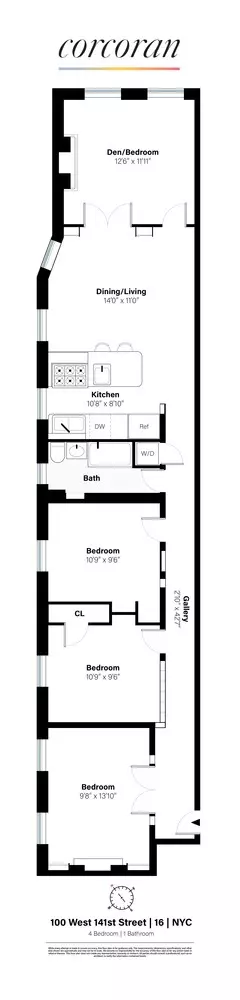 100 W 141st St #16, New York, NY 10030