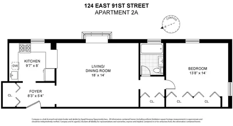 124 E 91st St #2A, New York, NY 10128