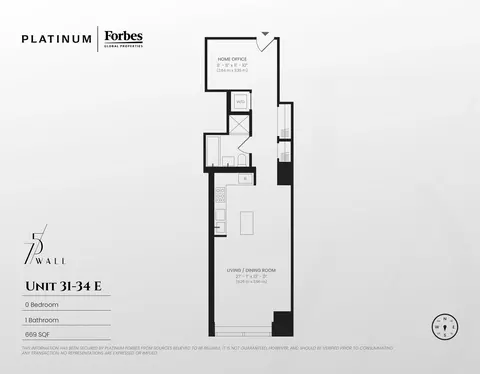 75 Wall St #31E, New York, NY 10005