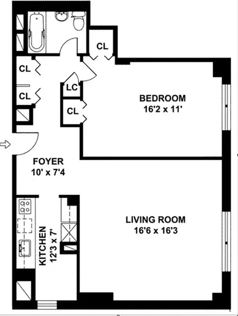 220 E 60th St #14J, New York, NY 10022