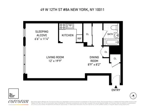 49 W 12th St #8A, New York, NY 10011