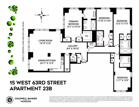 15 W 63rd St #23B, New York, NY 10023