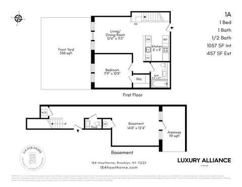 184 Hawthorne St #1A, Brooklyn, NY 11225