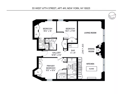 33 W 67th St #4M, New York, NY 10023