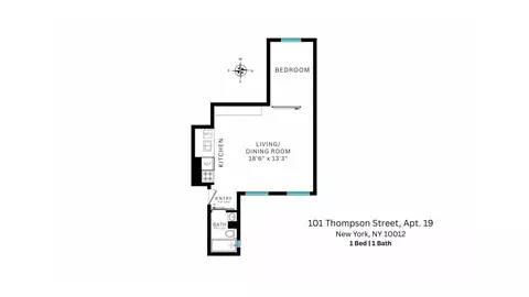 101 Thompson St #19, New York, NY 10012