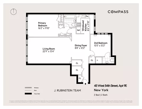 45 W 54th St #9E, New York, NY 10019