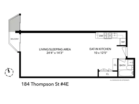 184 Thompson St #4E, New York, NY 10012