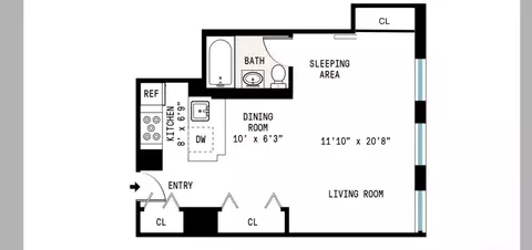58 W 58th St #10D, New York, NY 10019