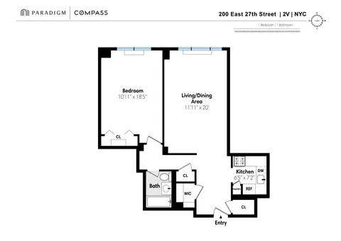 200 E 27th St #2V, New York, NY 10016