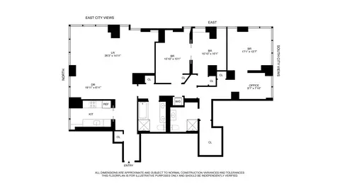 60 E 55th St #17AD, New York, NY 10022