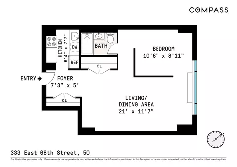 333 E 66th St #5O, New York, NY 10065