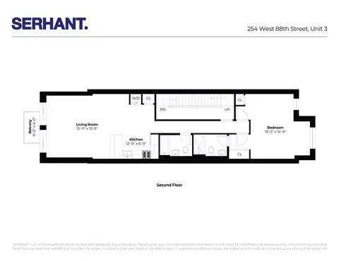 254 W 88th St #3, New York, NY 10024
