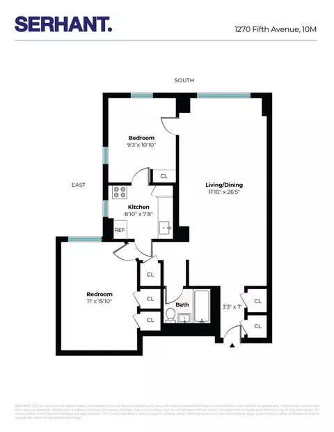 1270 5th Ave #10M, New York, NY 10029