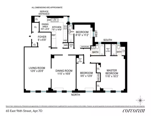 65 E 96th St #7D, New York, NY 10128