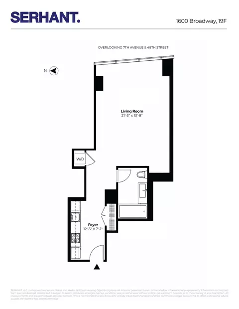 1600 Broadway #19F, New York, NY 10019