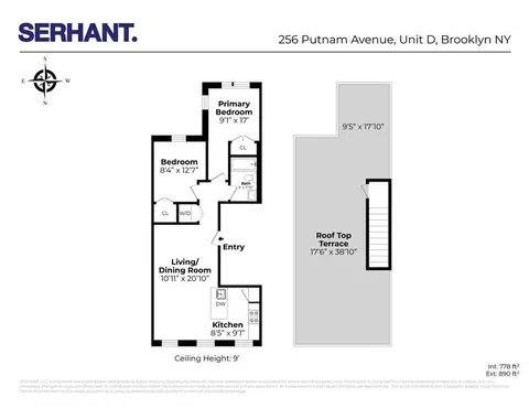 256 Putnam Ave #4PH, Brooklyn, NY 11216