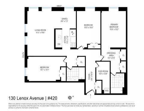 130 Lenox Ave #420, New York, NY 10026