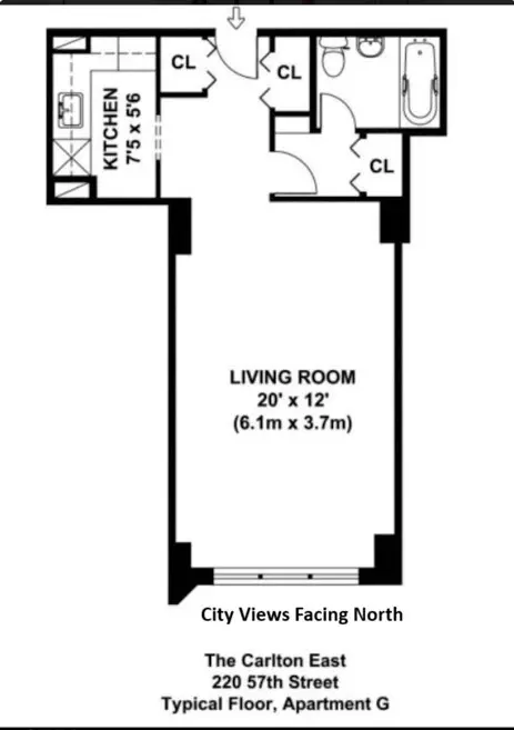 220 E 57th St #5G, New York, NY 10022