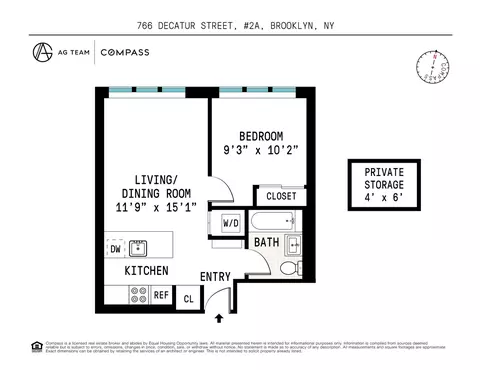 766 Decatur St #2A, Brooklyn, NY 11233