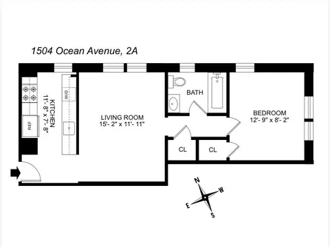 1504 Ocean Ave #2A, Brooklyn, NY 11230