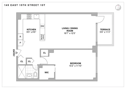 145 E 15th St #10T, New York, NY 10003