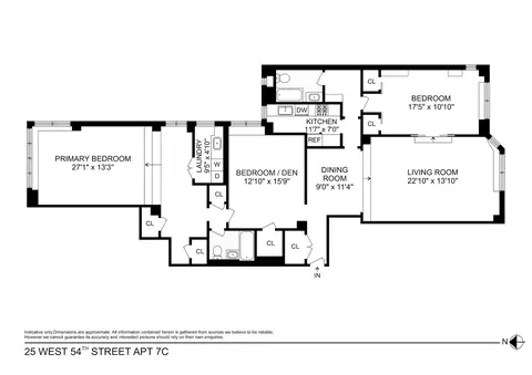 25 W 54th St #7C, New York, NY 10019