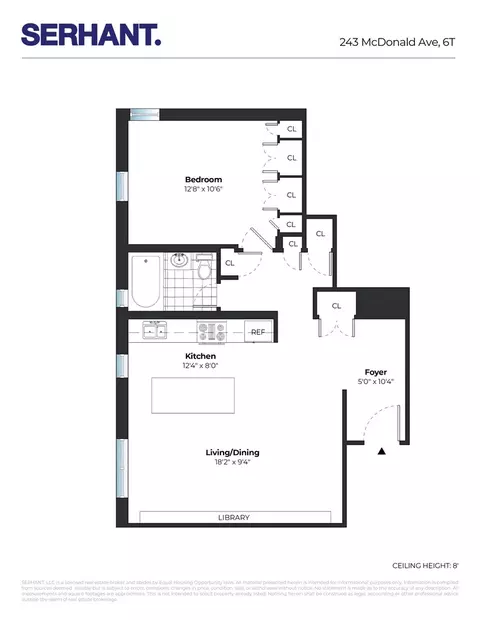 243 Mcdonald Ave #6T, Brooklyn, NY 11218