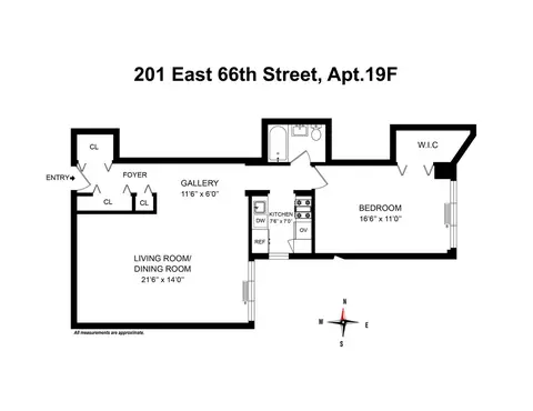 201 E 66th St #19F, New York, NY 10065