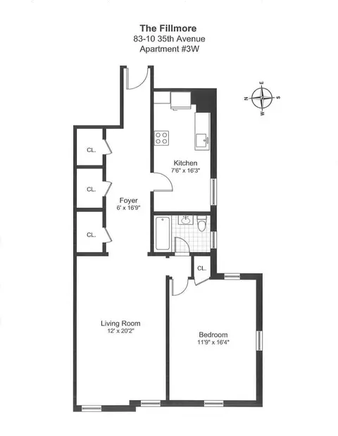 83-10 35th Ave #3W, New York City, NY 11372
