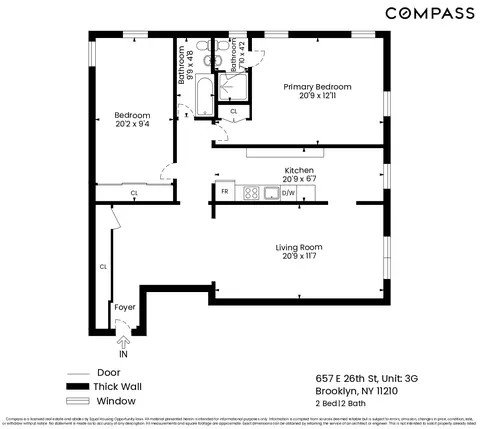 657 E 26th St #3G, Brooklyn, NY 11210