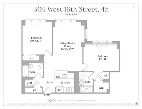 305 W 16th St #4E, New York, NY 10011