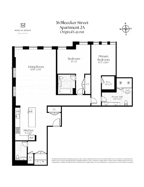 36 Bleecker St #2A, New York, NY 10012