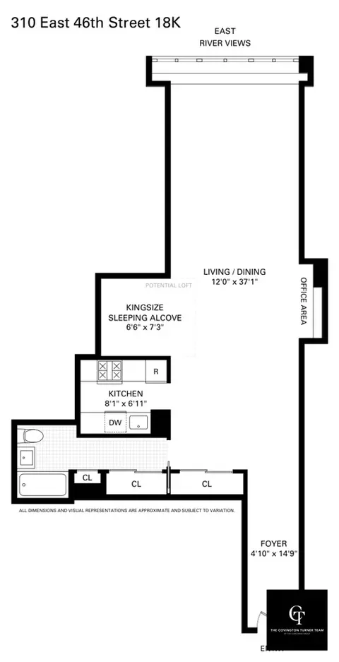310 E 46th St #18K, New York, NY 10017
