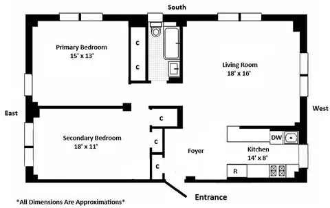 36 W 84th St #2-A, New York, NY 10024