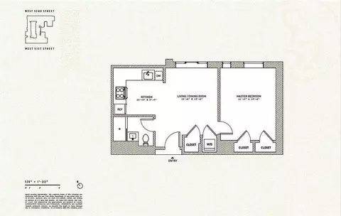 416 W 52nd St #610, New York, NY 10019