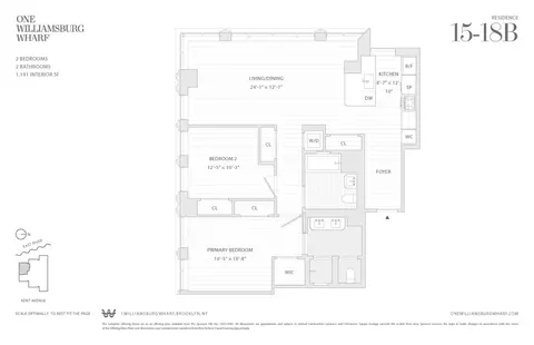 480 Kent Ave #18B, Brooklyn, NY 11249