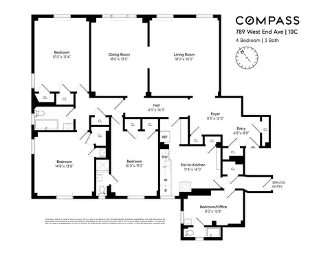789 W End Ave #10C, New York, NY 10025