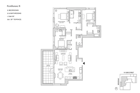 218 W 103rd St #PHB, New York, NY 10025