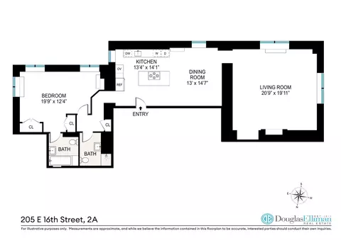 205 E 16th St #2A, New York, NY 10003