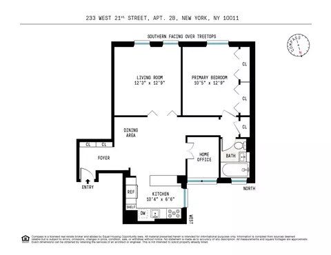 233 W 21st St #2B, New York, NY 10011